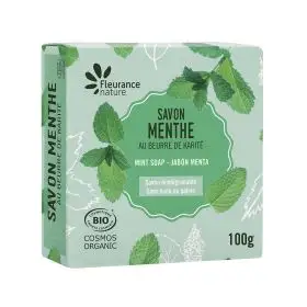 Săpun cu unt de shea și parfum de menta 100g, Fleurance Nature