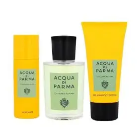 Set Acqua di Parma: Colonia Futura, Deodorant Spray Anti-transpiratie, 75 ml + Colonia Futura, Gel de Dus & Sampon, 75 ml + Colonia Futura, Apa De Colonie, 100 ml, pentru Barbati 