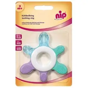 Inel de dentitie pentru bebelusi, efect de racire, pentru masaj si calmare, 3+ luni, nip 37073