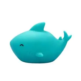 Lampa de veghe cu LED, cu oprire cronometrata, forma rechin, albastra, Lumilu Sea Life Shark, Reer 52303