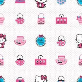 Rola tapet 10 X 0,52m Hello Kitty Fashion