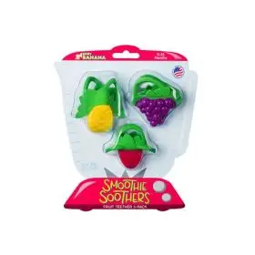 Set 3 jucarii dentitie din silicon - Smoothie Baby Banana