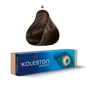 Vopsea de par permanenta, Wella Professionals, Koleston Perfect,  4/ Saten mediu, 60 ml