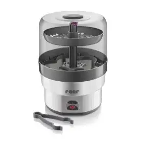 Sterilizator biberoane cu abur fierbinte, capacitate 6 biberoane, oprire automata, Reer VapoMax 36010