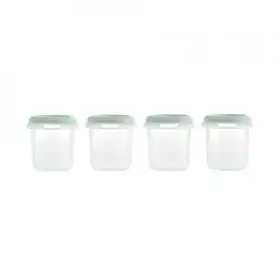 Set 4 recipiente gradate Miniland Mint 200 ml