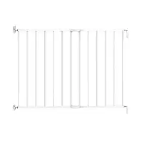 Poarta de siguranta extensibila Noma, 62–102 cm, metal alb, N93361