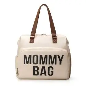 GEANTA BEBE MOMMY BAG OFF-WHITE | MOMMY CLUB
