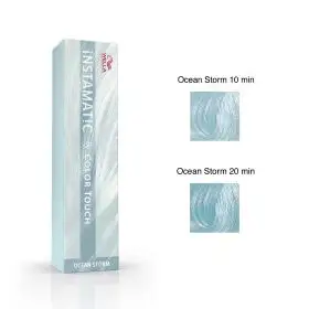 Vopsea semipermanenta Wella Professionals Color Touch Instamatic Ocean Storm, Albastru, 60ml