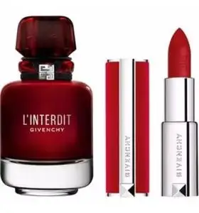 Givenchy Set Cadou Apa de Parfum 50ml + Mini Lipstick No.37 Deep Velvet 1.5g