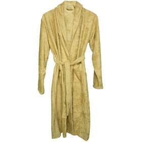 Halat de Baie Frotir din Bambus pentru Adulti L Honey Yellow