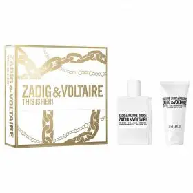 Set Zadig & Voltaire, This Is Her, Apa de Parfum pentru Femei, 50 ml + This Is Her, Lotiune de corp hidratanta, 50 ml