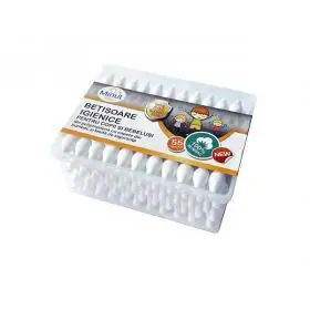 Betisoare igienice Minut Baby pentru copii si bebelusi 55 buc/cut