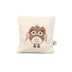 Pernuta termica anticolici cu seminte de in BIO, husa detasabila lavabila, bufnita, Gruenspecht 603-V2