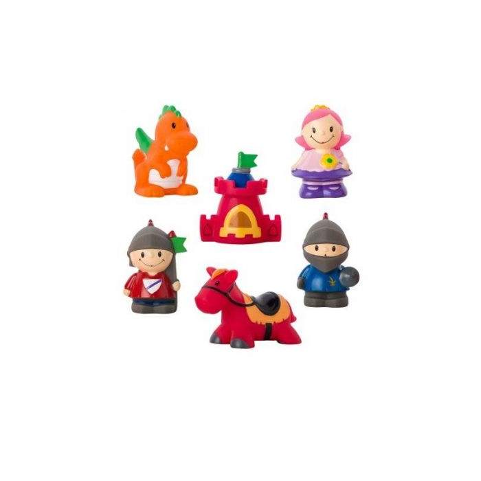 Set 6 Jucarii de Baie cu Personaje din Povesti Saro Baby