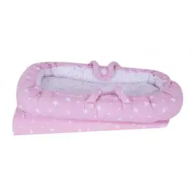 Co-sleeper anti-reflux Pink Stars SeviBebe
