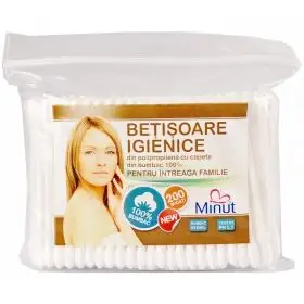 Betisoare igienice Minut - 200 buc/punga