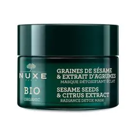 Masca de fata Nuxe Bio Organic cu seminte de susan si extract de citrice, 50 ml