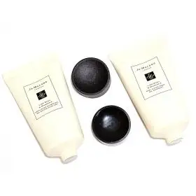 2 x Set de calatorie Jo Malone: Gel de dus ​​pentru maini si corp, Lime, Busuioc si Mandarina, Exfoliant, 50 ml