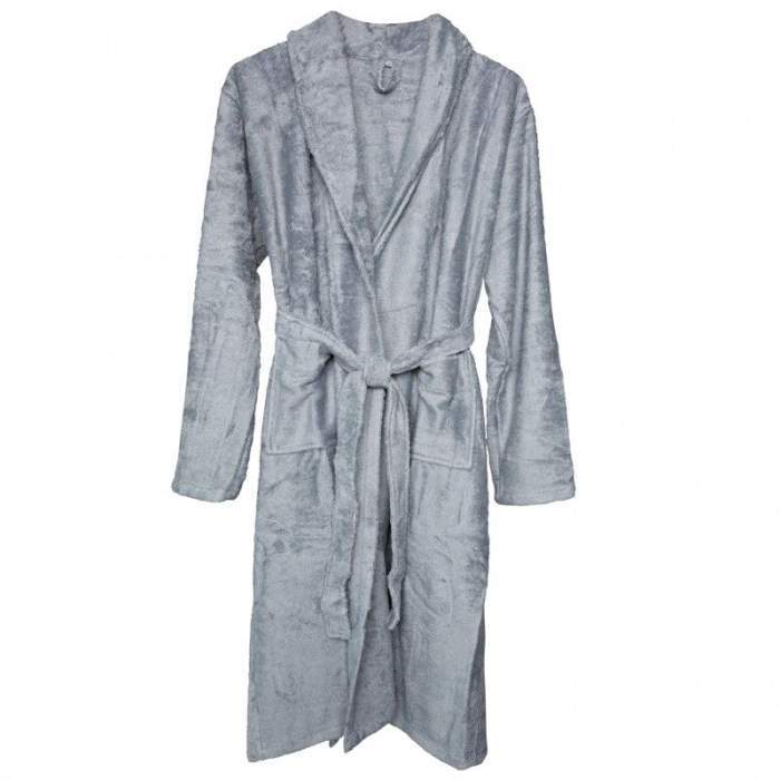 Halat de Baie Frotir din Bambus pentru Adulti M Moon Blue Timboo TM-BADME-542