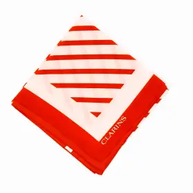 Clarins, Esarfa Textila, Rosu/Alb, Pentru Femei