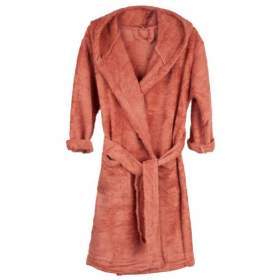 Halat de Baie Frotir din Bambus pentru Copii 8-10 ani Apricot Blush