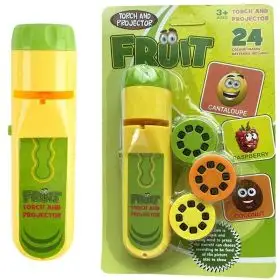 Lanterna proiector cu 3 diapozitive Fructe Bambinice BN017