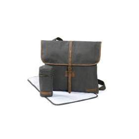 Geanta Unisex pentru Scutece Satchel Silver Cloud 