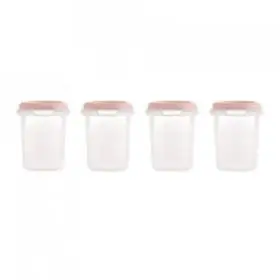 Set 4 recipiente gradate Miniland Terra Blush 250 ml