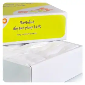 Set 10 museline bumbac 80x80cm Alb  