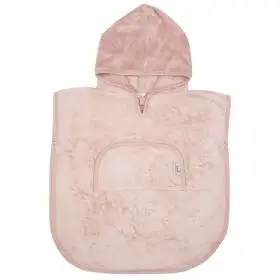 Poncho Copii din Bambus cu Anchior si Capsa Misty Rose
