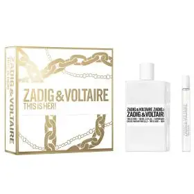 Set Zadig & Voltaire, This Is Her, Apa de Parfum pentru Femei, 100 ml + This Is Her, Apa de Parfum pentru Femei, 10 ml