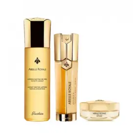 Set Trilogie Guerlain Abeille Royalle: Nectar Lotion 150 Ml + Eye Cream Minimizer 15 Ml + Double Expert Cream 50 Ml