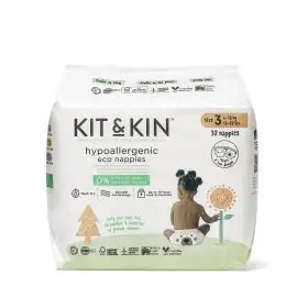 Scutece Hipoalergenice Eco Kit&Kin, Marimea 3, 6-10 kg , 32 buc