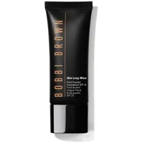 Bobbi Brown, Skin Longwear, Fara parabeni, Finisaj mat, Fond de ten lichid, W-074, Golden, SPF 20, 40 ml