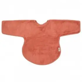 Baveta Textila cu Maneci din Bambus Apricot Blush 