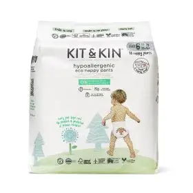 Scutece Hipoalergenice Eco Kit&Kin Chilotel XL6, Marimea 6, 15 kg+, 18 buc 