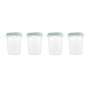 Set 4 recipiente ermetice gradate Miniland Mint 250 ml