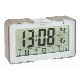 Termometru si higrometru cu senzor de lumina alb TFA 60.2540.53