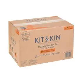 Scutece Hipoalergenice Eco Kit&Kin, Marimea 3, 6-10 kg , 128 buc