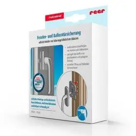 Siguranta pentru usi de balcon si ferestre, fara gaurire sau lipire, alba, Reer WinLock 70010