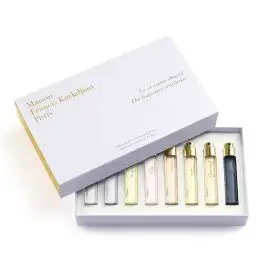 The Fragrance Wardrobe For Her Set Maison Francis Kurkdjian: Gentle Fluidity Gold, Extrait De Parfum, For Women, 11 ml + Gentle Fluidity Silver, Extrait De Parfum, For Women, 11 ml + Baccarat Rouge 540, Extrait De Parfum, For Women, 11 ml + Oud, Extrait D