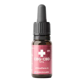Ultima Flora Ulei CBG + CBD 10ml - 10% (500mg CBG + 500mg CBD)