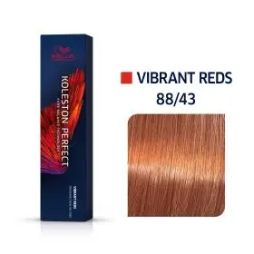 Vopsea permanenta Wella Professionals Koleston Perfect 88/43, Blond Deschis Intens Rosu Auriu, 60ml