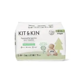 Scutece Hipoalergenice Eco Kit&Kin, Marimea 2, 4-8 kg , 38 buc