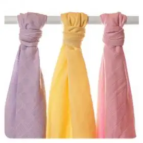 Set 3 prosoape muselina bumbac organic 90x100cm Girls 