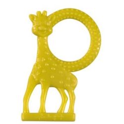 Inel Dentitie Vanilie in Cutie Cadou, Girafa Sophie Verde Verde