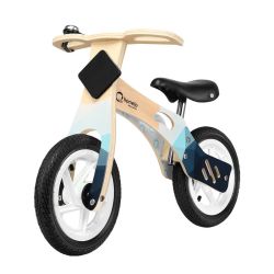 Lionelo - Bicicleta din lemn fara pedale cu roti gonflabile Willy, Indygo 