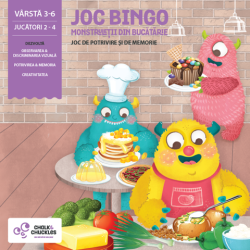  CCPPL018_08 Joc bingo - Monstruletii din bucatarie Chalk and Chuckles Multicolor