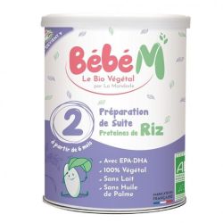  3760030723221_50 Formula 2 lapte praf vegetal bio pentru bebelusi incepand de la 6 luni 800g Bebe Mandorle 