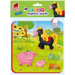 Puzzle magnetic Ferma Calut si Purcelusi Roter Kafer RK5010-08 Initiala